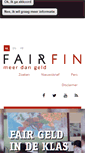 Mobile Screenshot of fairfin.be